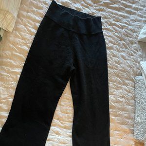 Hatch Maternity Black Wool Full Length Pants Size 3 (Like New)